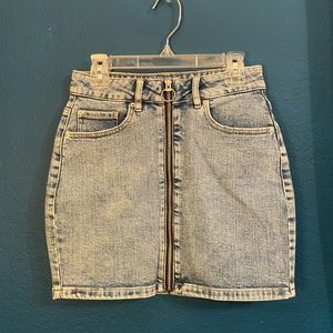 GARAGE denim skirt